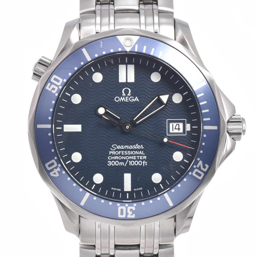 with paper OMEGA Seamaster 300M Professional 2531.80 Date blue Dial Automatic Men's
 Watch J#150145