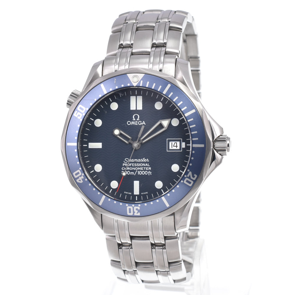 with paper OMEGA Seamaster 300M Professional 2531.80 Date blue Dial Automatic Men's
 Watch J#150145