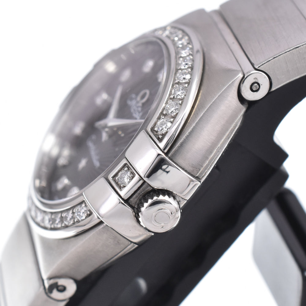 OMEGA Constellation 123.15.24.60.51.001 diamond black Dial Quartz Ladies
 Watch K#150146
