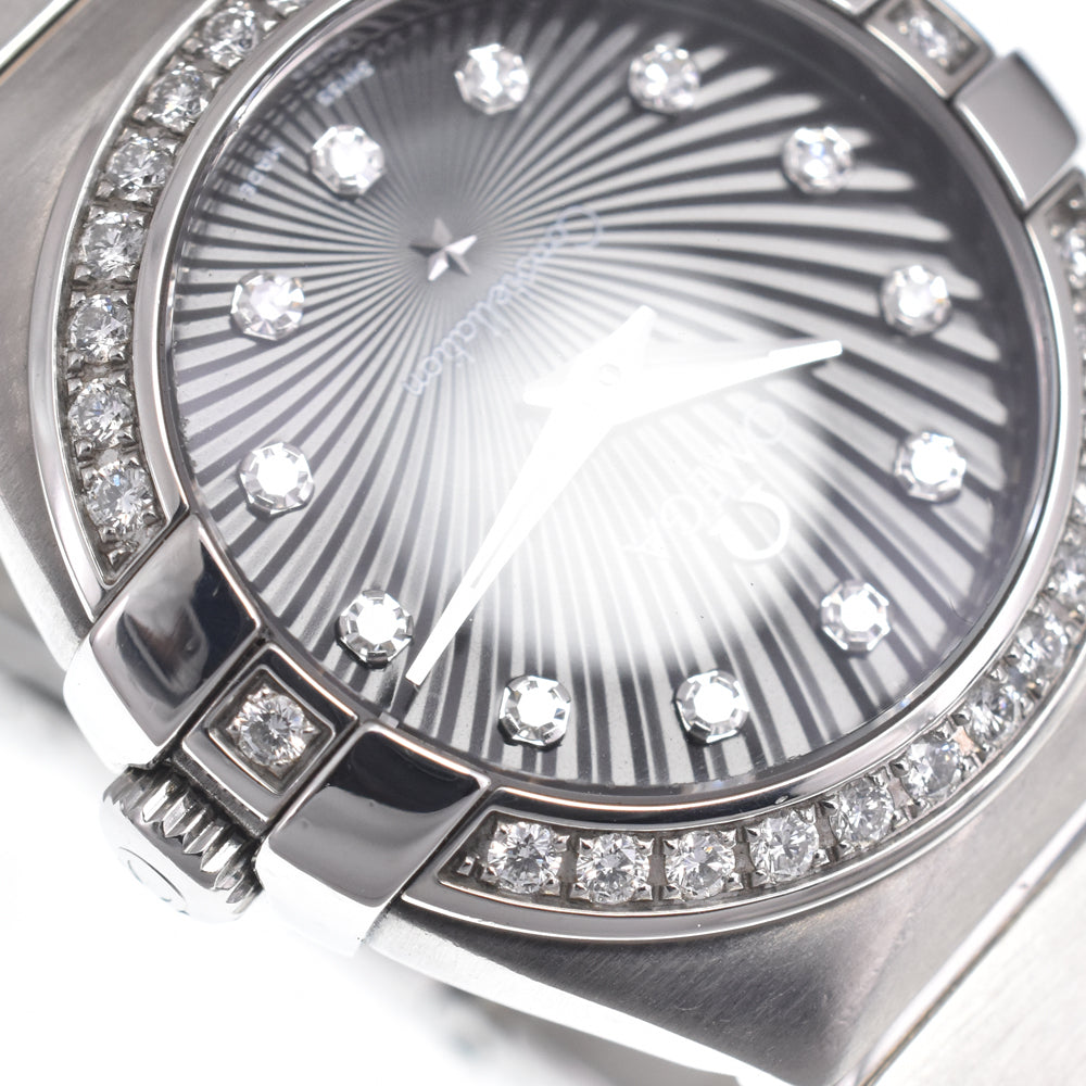 OMEGA Constellation 123.15.24.60.51.001 diamond black Dial Quartz Ladies
 Watch K#150146