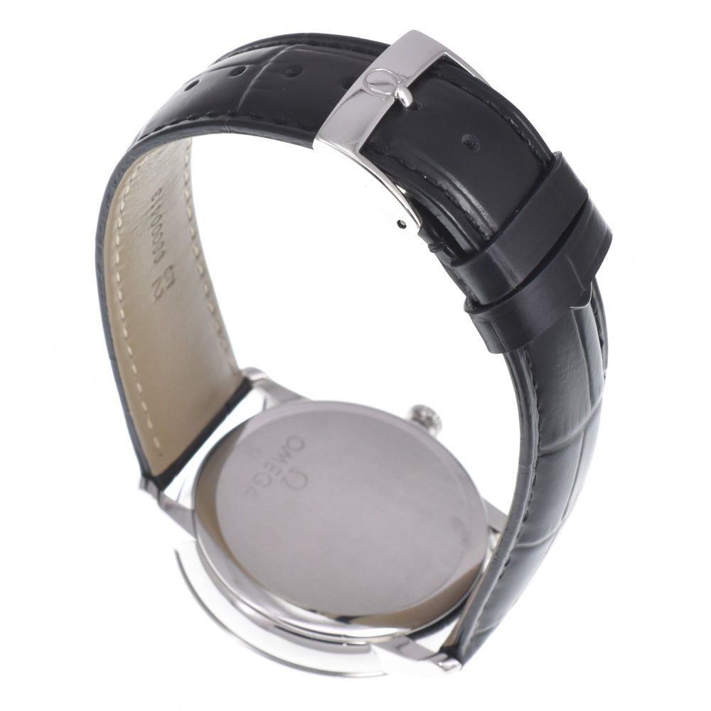 with paper OMEGA De Ville Prestige 424.13.40.20.01.001 Date CO-AXIAL black Dial Automatic Men's
 Watch J#150147