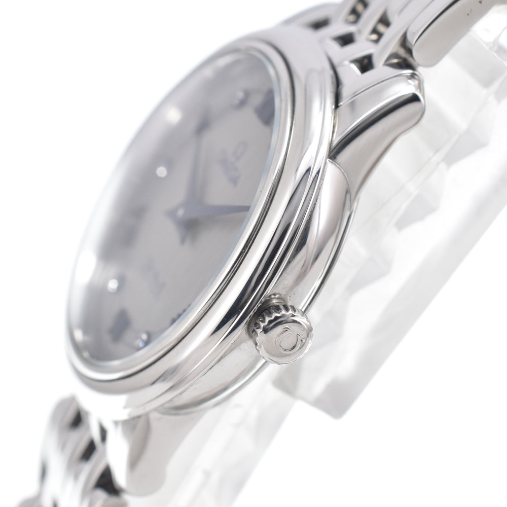 with paper OMEGA De Ville Prestige 424.10.27.60.56.002 6P diamond gray Dial Quartz Ladies
 Watch K#150150