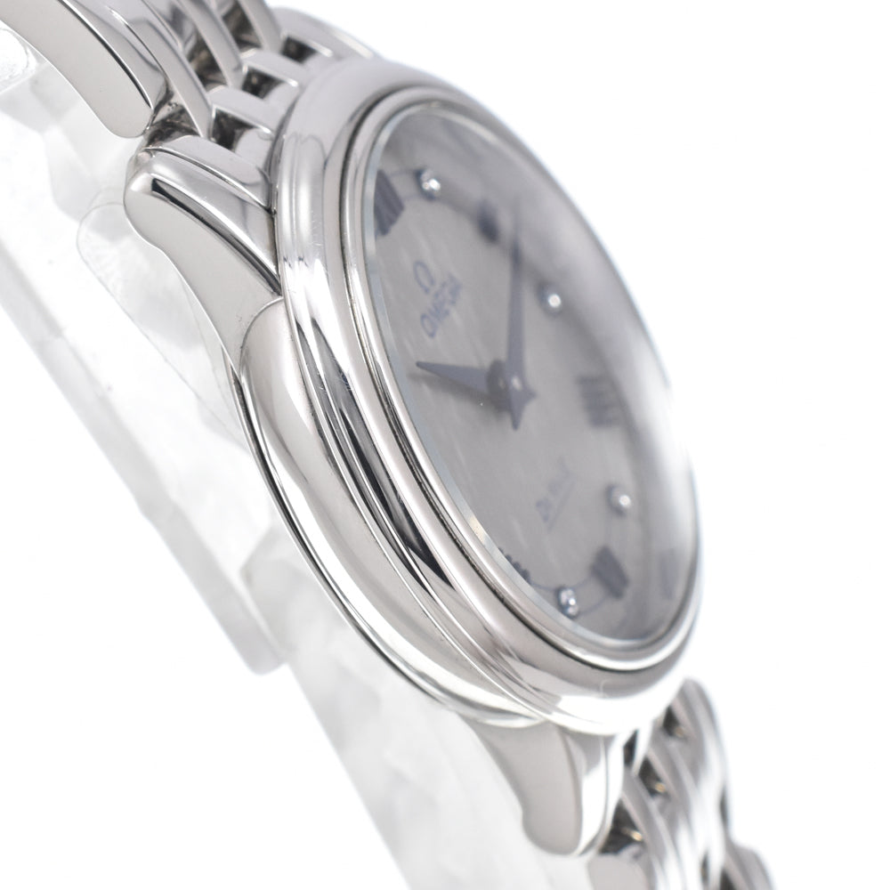 with paper OMEGA De Ville Prestige 424.10.27.60.56.002 6P diamond gray Dial Quartz Ladies
 Watch K#150150