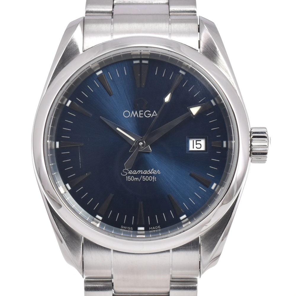 with paper OMEGA Seamaster Aqua Terra 150m 2518.80 Date blue Dial Quartz Men's
 Watch J#150151
