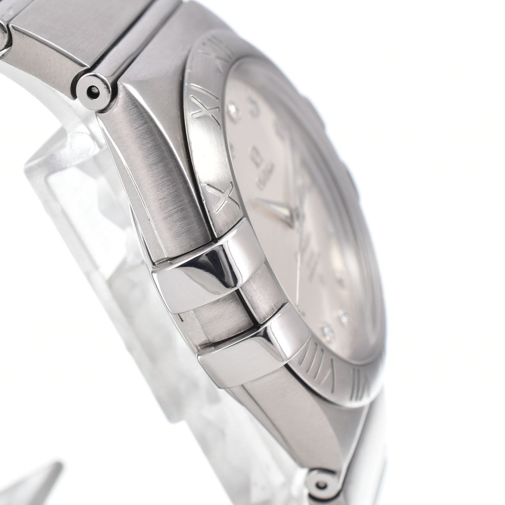 with paper OMEGA Constellation CO-AXIAL 123.10.35.20.52.001 11P Diamond Silver Dial Automatic Men's
 Watch I#150152