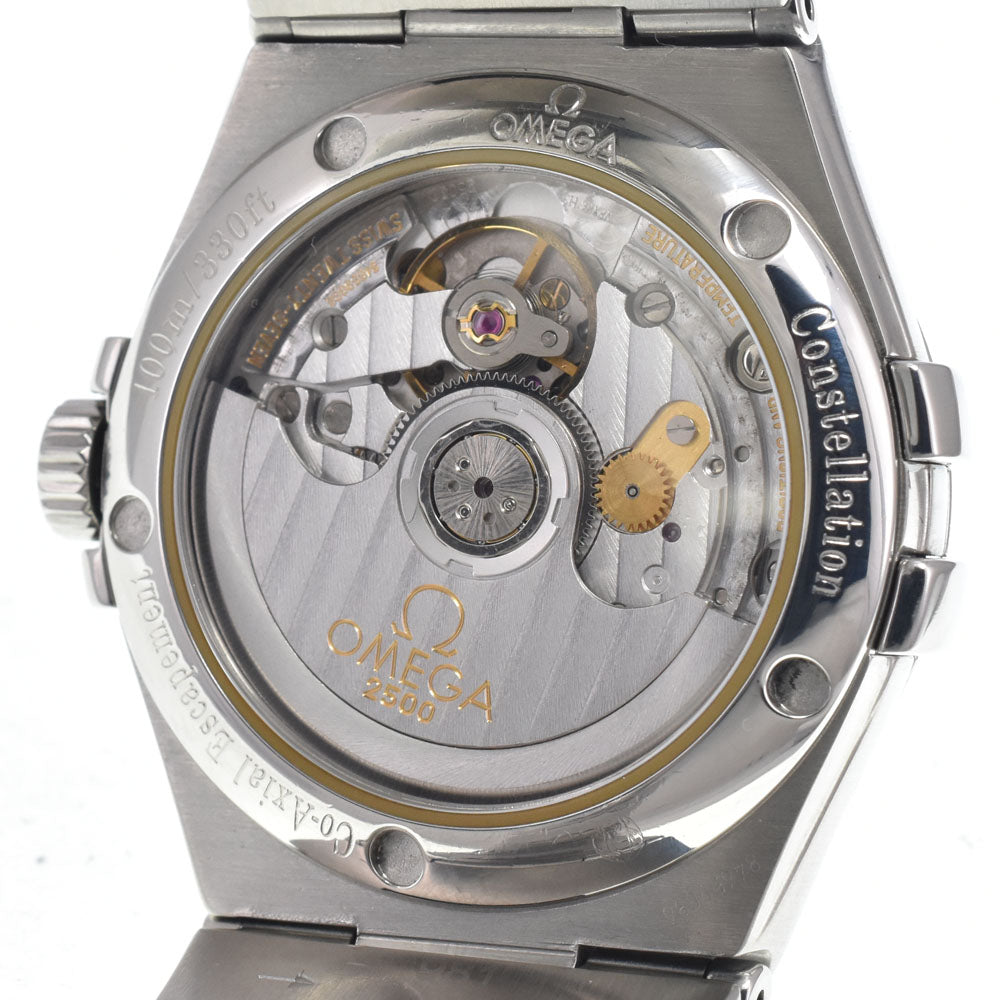 with paper OMEGA Constellation CO-AXIAL 123.10.35.20.52.001 11P Diamond Silver Dial Automatic Men's
 Watch I#150152