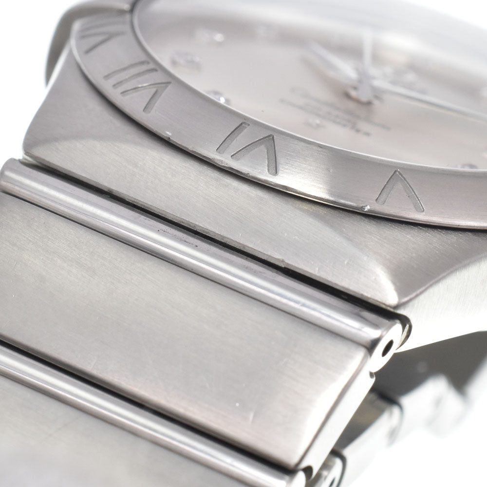 with paper OMEGA Constellation CO-AXIAL 123.10.35.20.52.001 11P Diamond Silver Dial Automatic Men's
 Watch I#150152