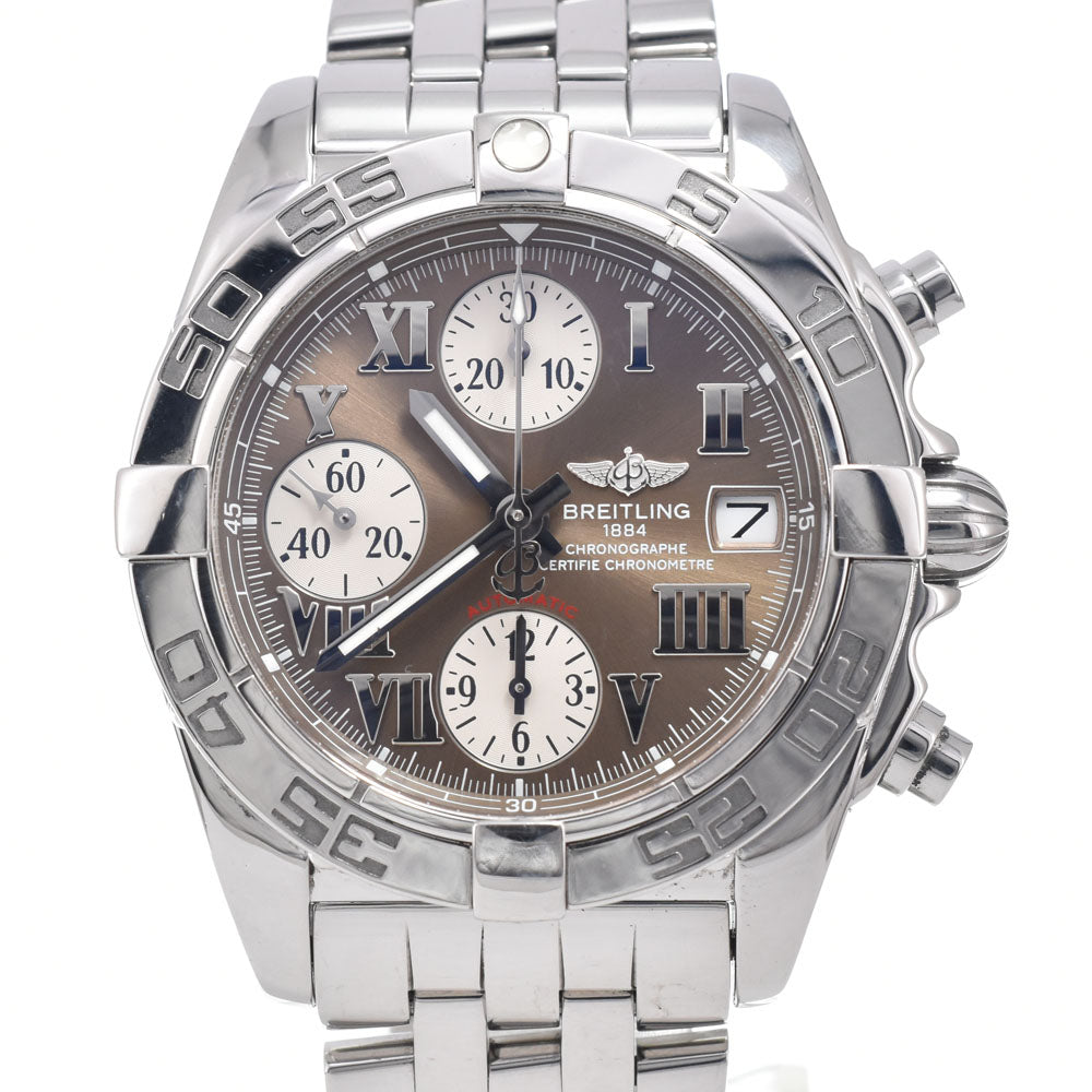 BREITLING Galactic A154Q20PA Chronograph Date Brown Dial Automatic Men's
 Watch K#150154
