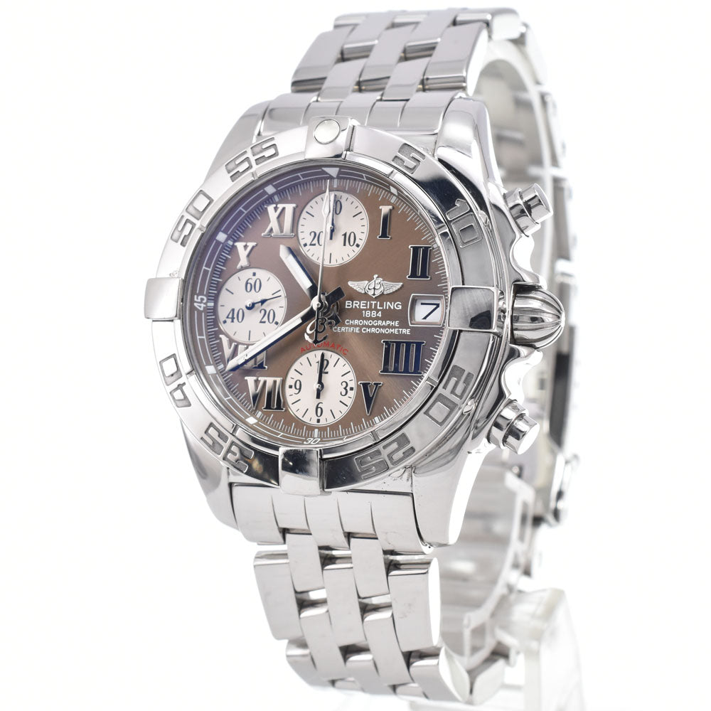 BREITLING Galactic A154Q20PA Chronograph Date Brown Dial Automatic Men's
 Watch K#150154