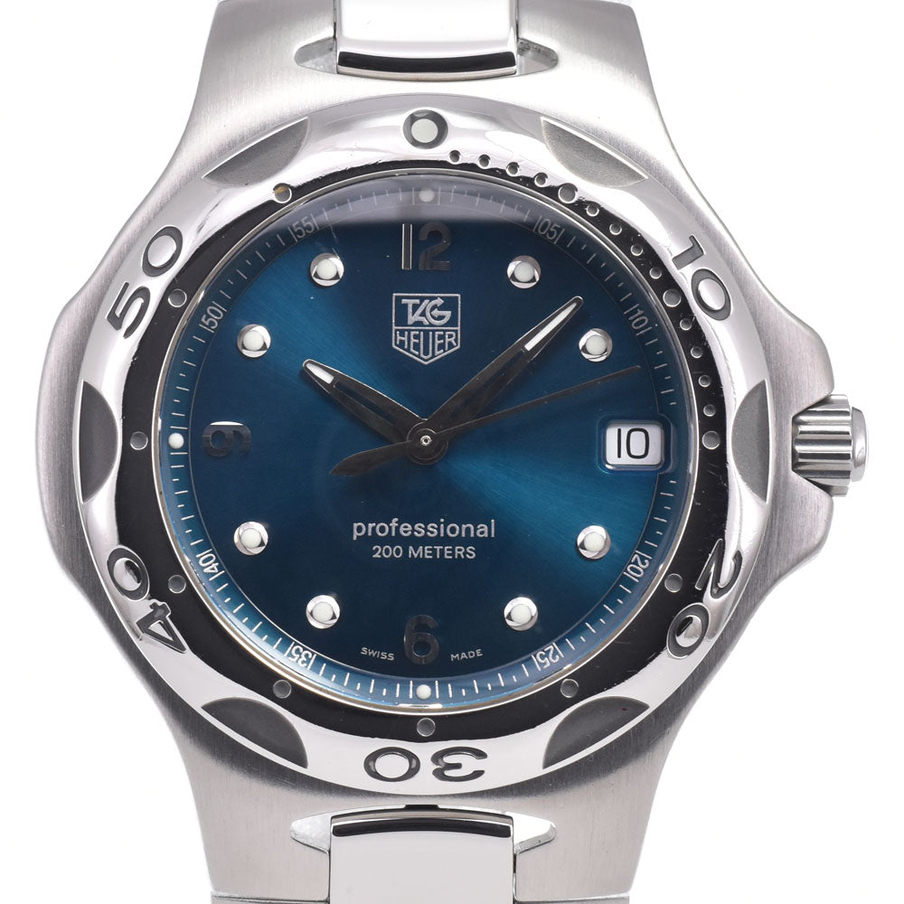 TAG HEUER Kirium Professional 200m WL1117 Date blue Dial Quartz Ladies
 Watch J#150157