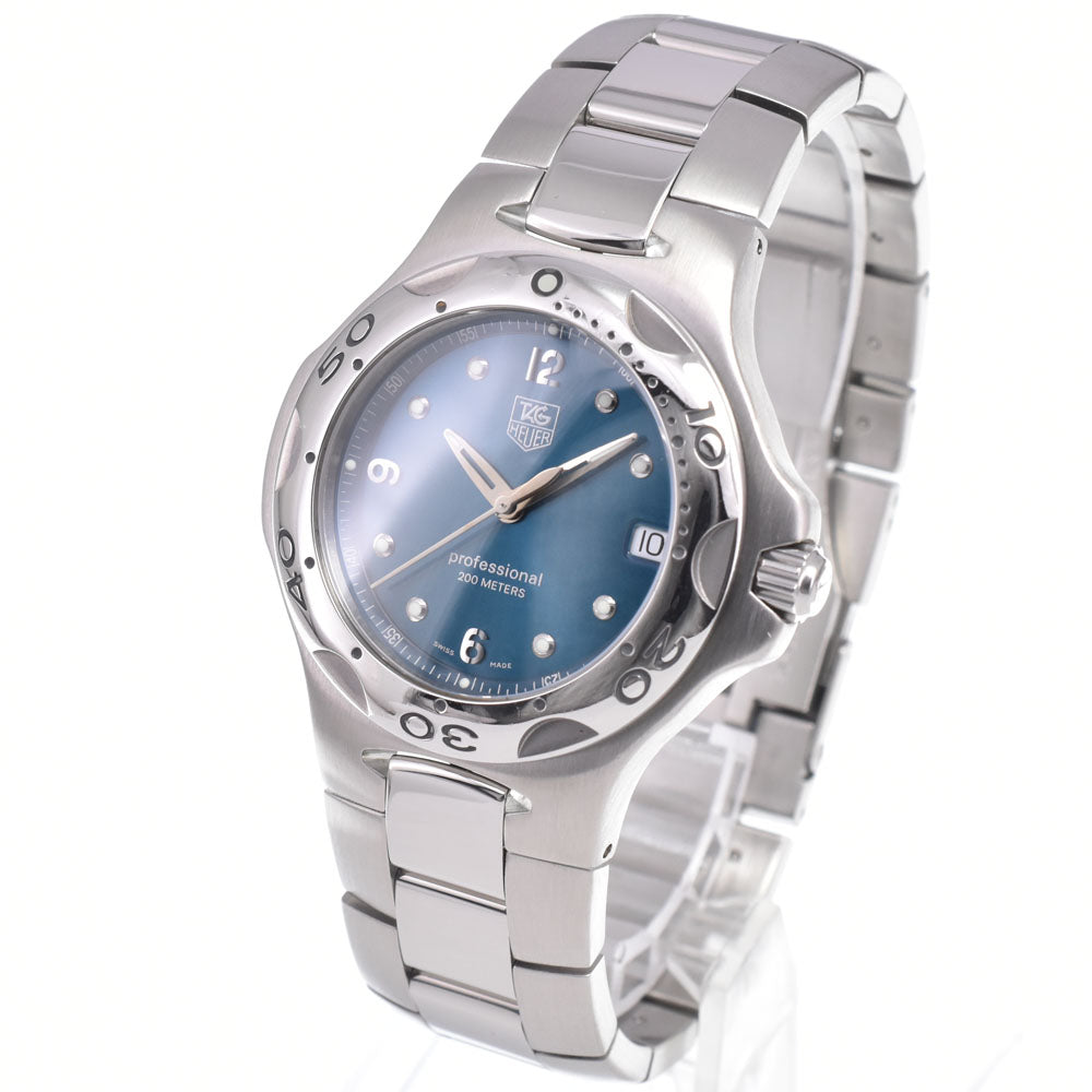TAG HEUER Kirium Professional 200m WL1117 Date blue Dial Quartz Ladies
 Watch J#150157