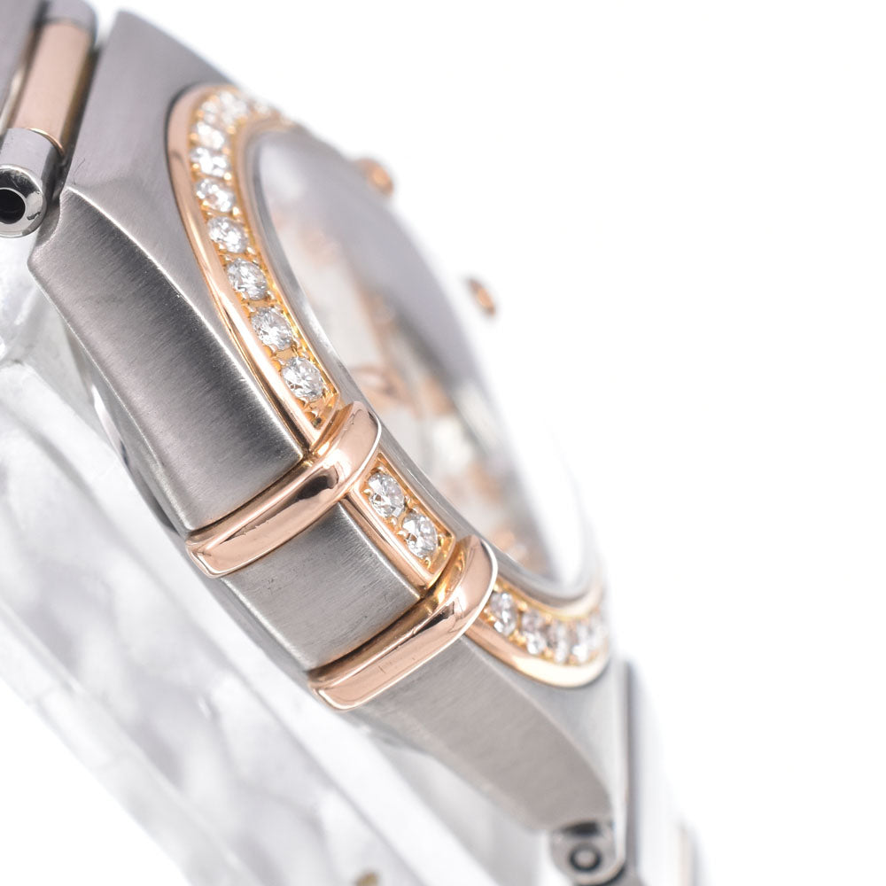 with paper OMEGA Constellation 111.25.23.60.55.00﻿3 12P Diamond Bezel Diamond White shell Dial Quartz Ladies
 Watch I#150160
