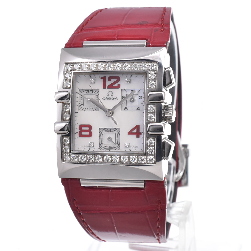 with paper OMEGA Constellation 1847.73.31 diamond White shell Dial Quartz Ladies
 Watch N#150165