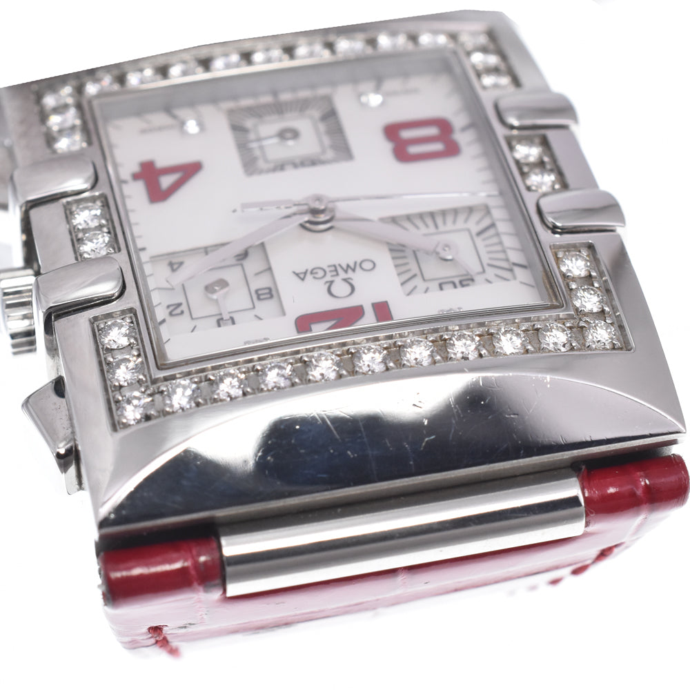 with paper OMEGA Constellation 1847.73.31 diamond White shell Dial Quartz Ladies
 Watch N#150165