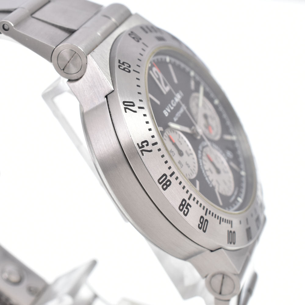 BVLGARI Diagono tachymetric CH40STA Chronograph black Dial Automatic Men's
 Watch I#150305