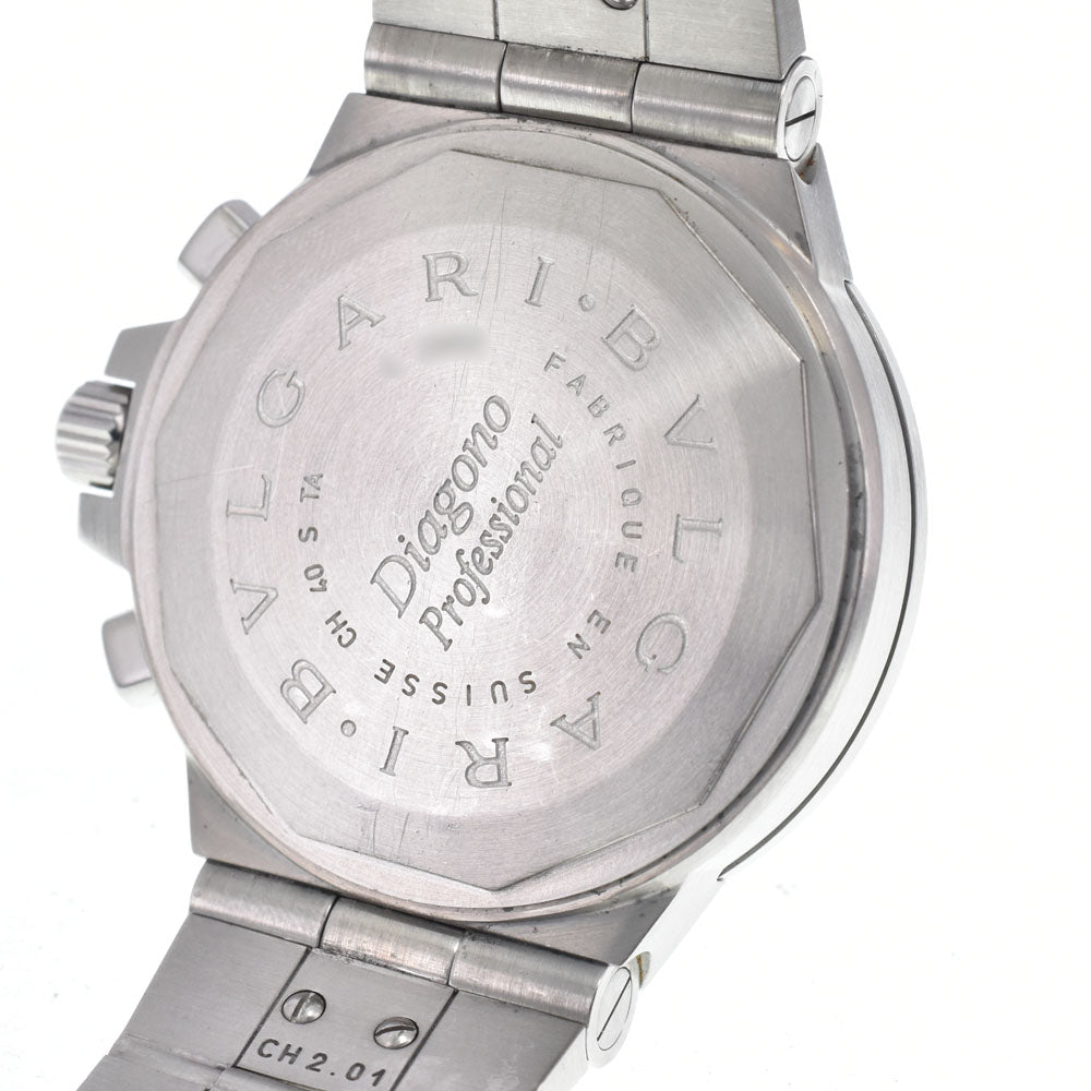 BVLGARI Diagono tachymetric CH40STA Chronograph black Dial Automatic Men's
 Watch I#150305