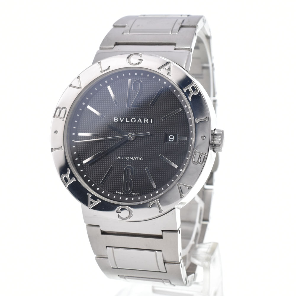 BVLGARI Bulgari Bulgari BB42SS AUTO Date black Dial Automatic Men's
 Watch I#150307