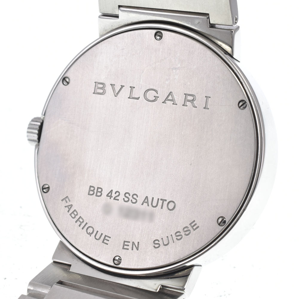 BVLGARI Bulgari Bulgari BB42SS AUTO Date black Dial Automatic Men's
 Watch I#150307