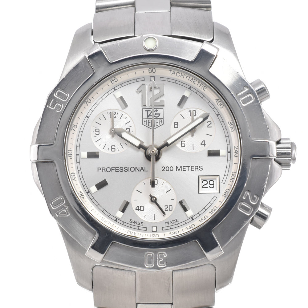 TAG HEUER Exclusive CN1111 Chronograph Silver Dial Quartz Men's
 Watch K#150310