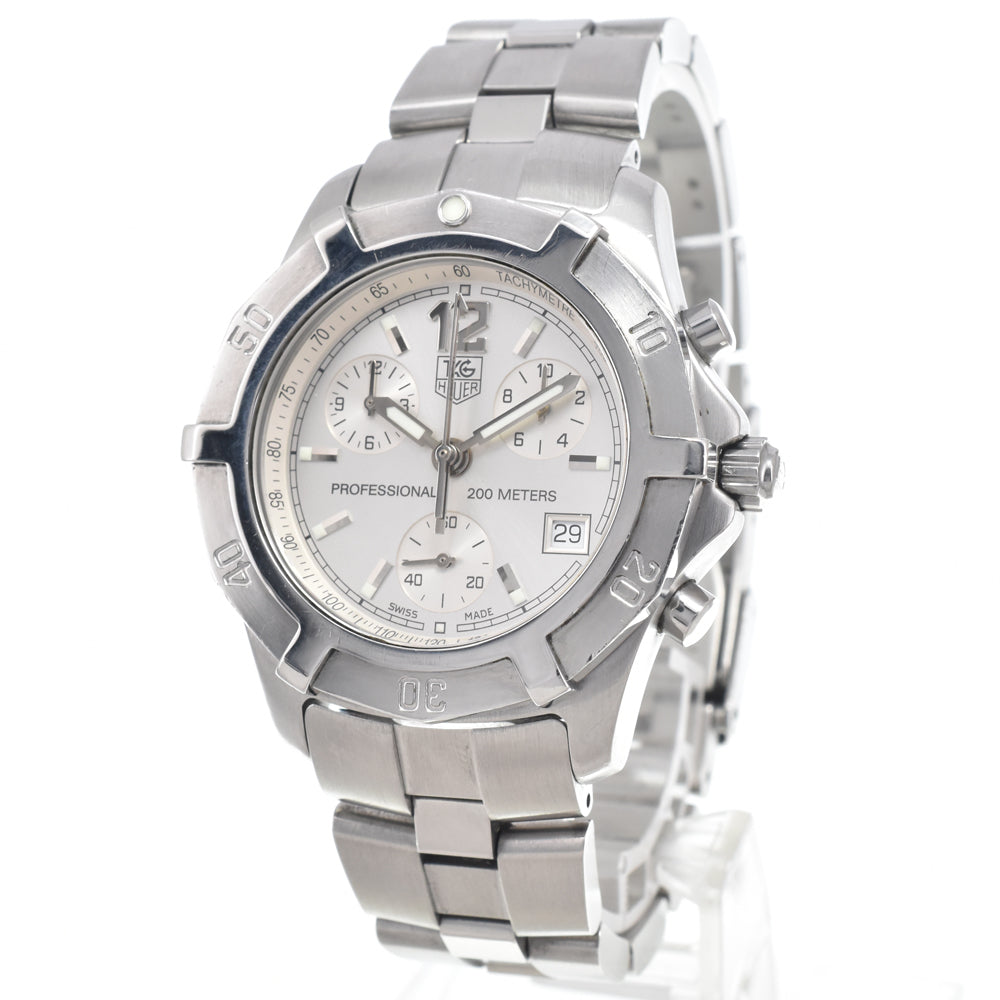 TAG HEUER Exclusive CN1111 Chronograph Silver Dial Quartz Men's
 Watch K#150310