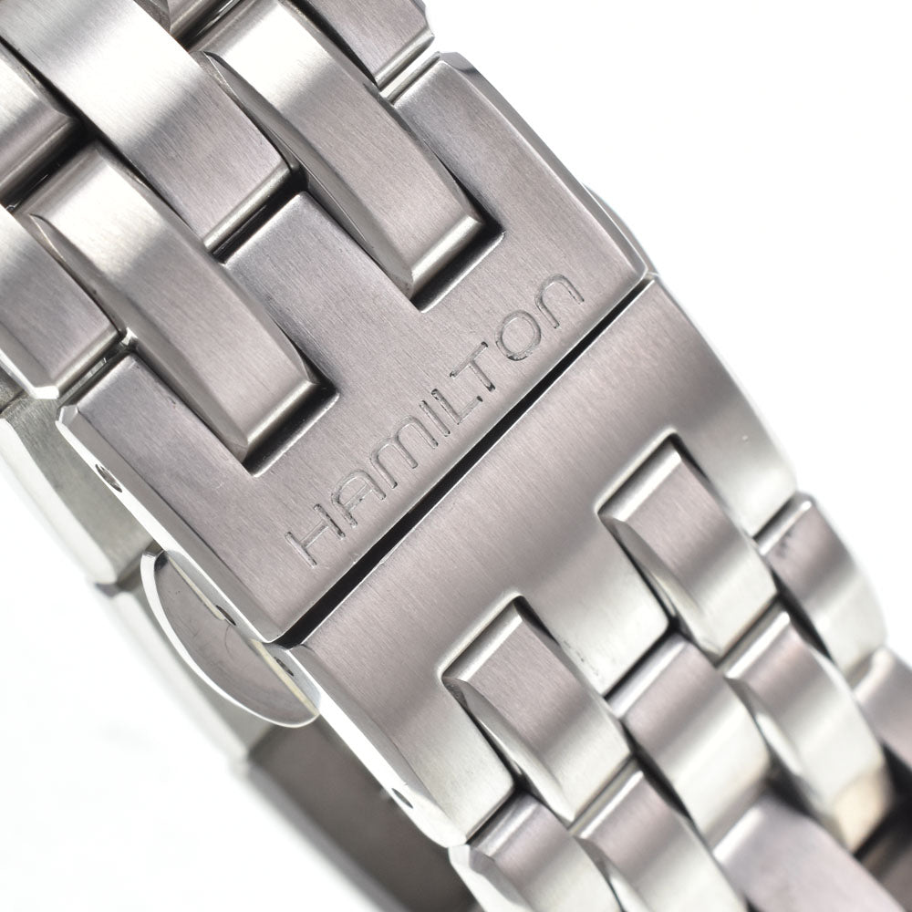 HAMILTON Jazzmaster Auto Chrono H325860 Date see-through back blue Dial Automatic Men's
 Watch I#150311