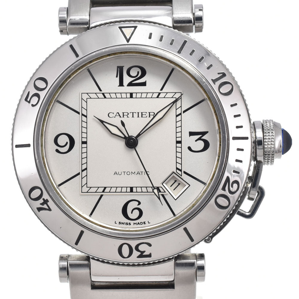 CARTIER Pacha Sea timer W31080M7 Date Silver Dial Automatic Men's
 Watch I#150312