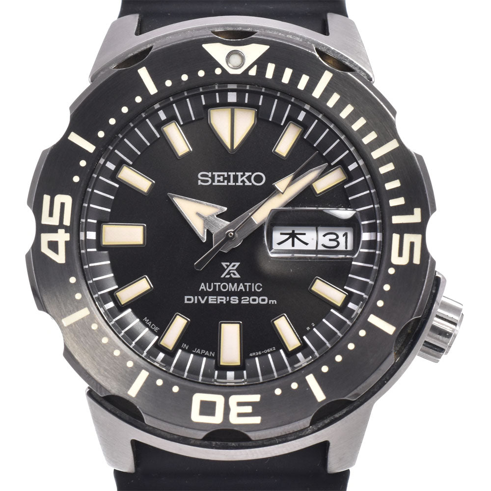 SEIKO Prospex 4R36-07N0/SBDY035 Day date black Dial Automatic Men's
 Watch J#150314