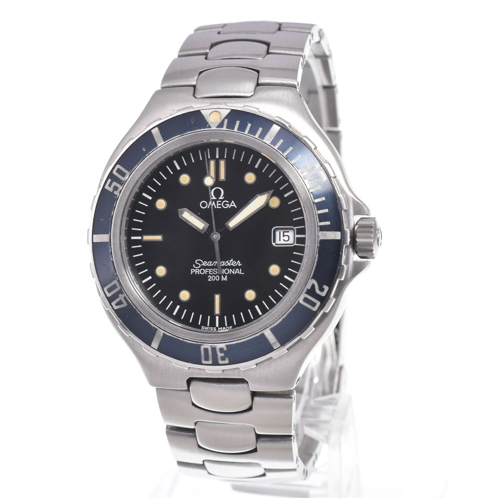 OMEGA Seamaster Professional 200m Date black Dial Quartz Men's
 Watch J#150315