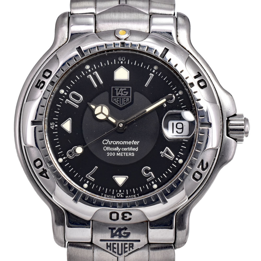 TAG HEUER 6000 series WH5114-2 Date black Dial Automatic Men's
 Watch I#150316
