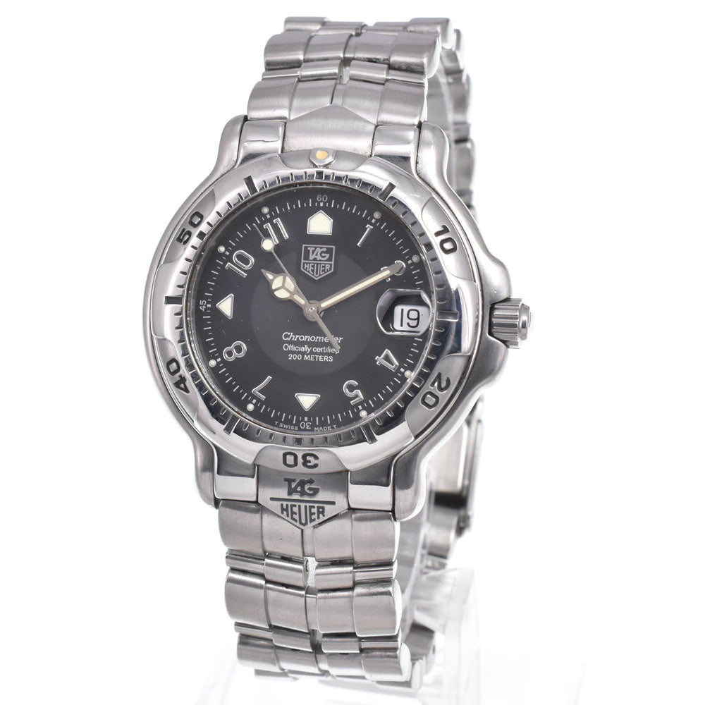 TAG HEUER 6000 series WH5114-2 Date black Dial Automatic Men's
 Watch I#150316