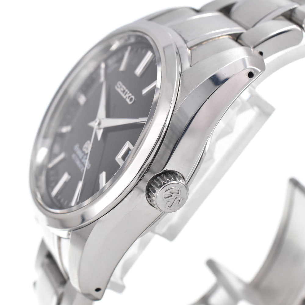 with paper SEIKO Grand Seiko Mechanical SBGR023 Date black Dial Automatic Men's
 Watch I#150322