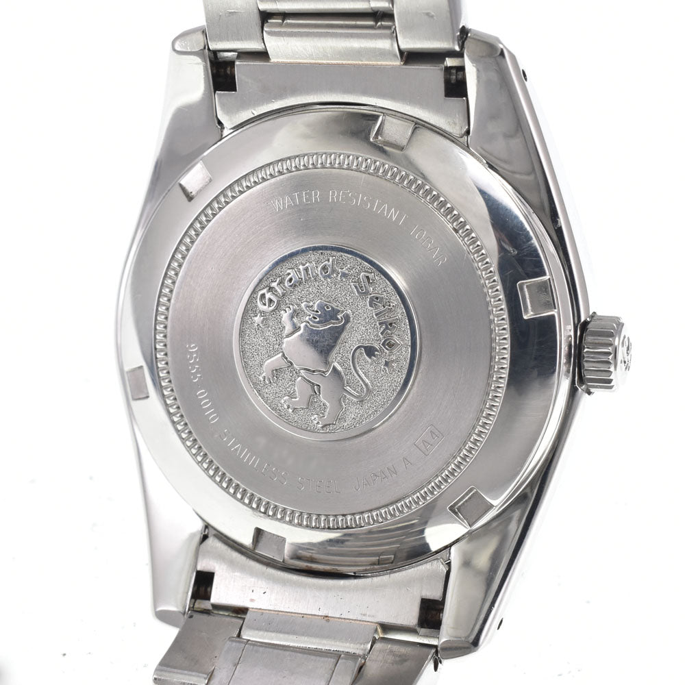 with paper SEIKO Grand Seiko Mechanical SBGR023 Date black Dial Automatic Men's
 Watch I#150322