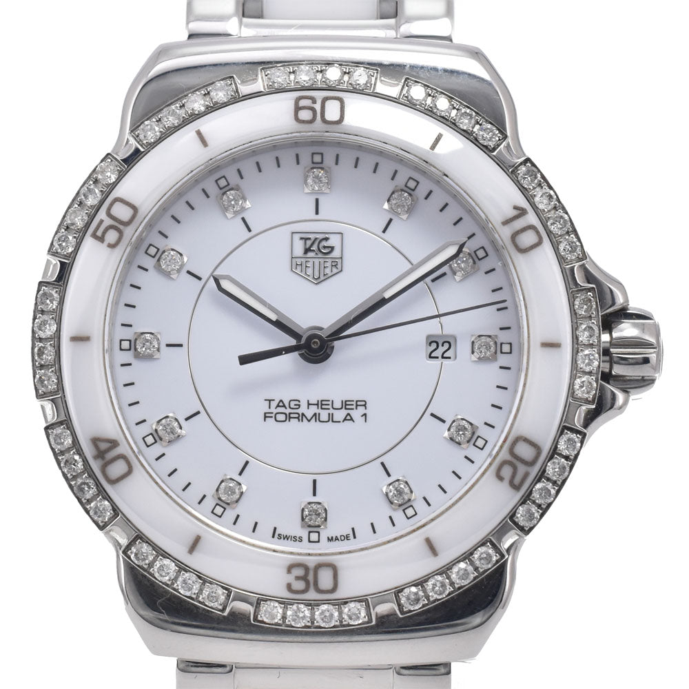 with paper TAG HEUER Formula 1 WAH1313.BA0868 diamond white Dial Quartz Ladies
 Watch I#150324