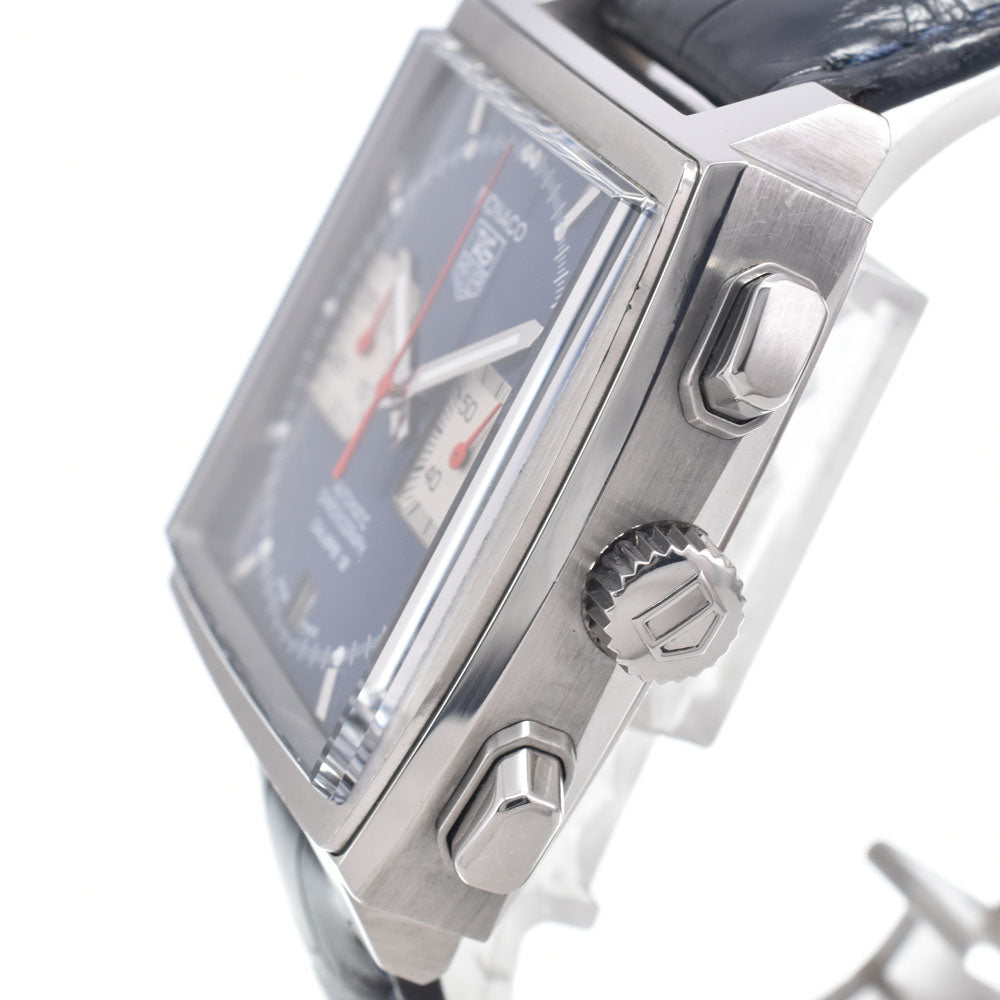 TAG HEUER Monaco CAW2111 Chronograph Date blue Dial Automatic Men's
 Watch I#150325