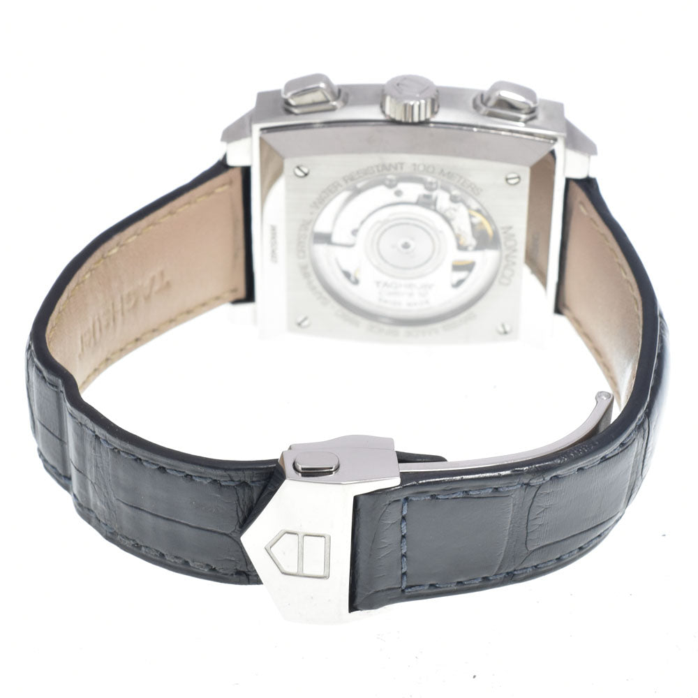 TAG HEUER Monaco CAW2111 Chronograph Date blue Dial Automatic Men's
 Watch I#150325