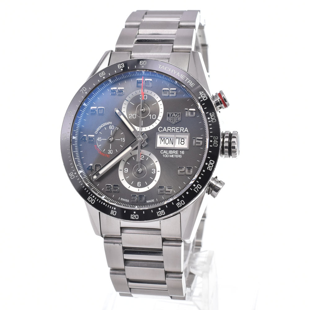 with paper TAG HEUER Carrera CV2A1U.BA0738 gray Dial Automatic Men's
 Watch I#150326