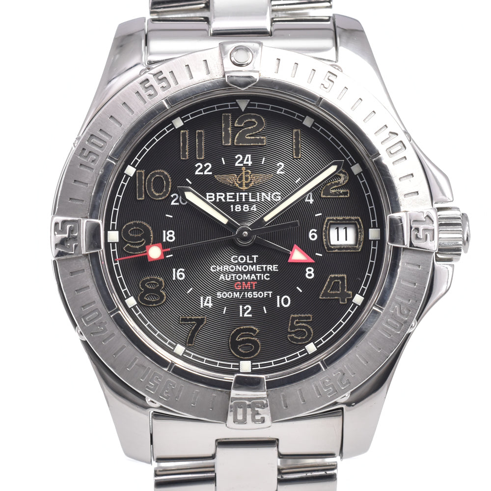 with paper BREITLING Colt A32350 black Dial Automatic Men's
 Watch O#150327