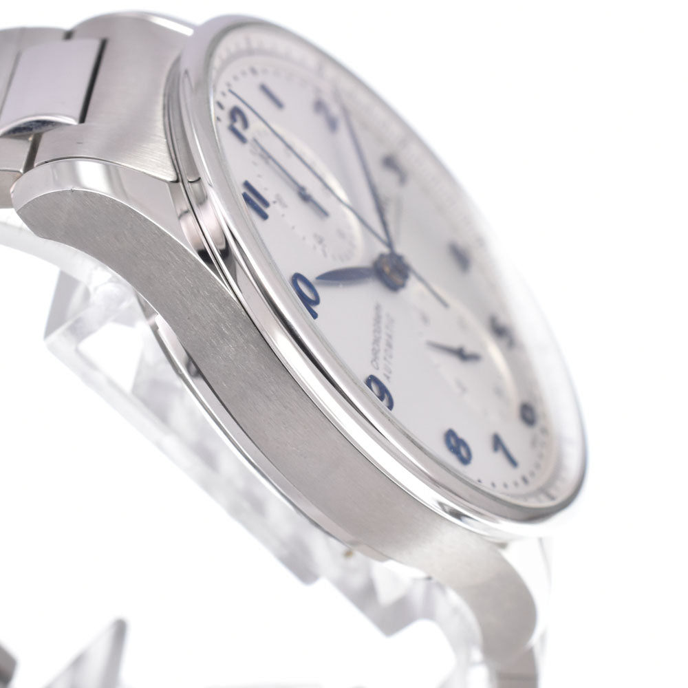 IWC SCHAFFHAUSEN Portuguese Chronograph IW371617 Silver Dial Automatic Men's
 Watch J#150330