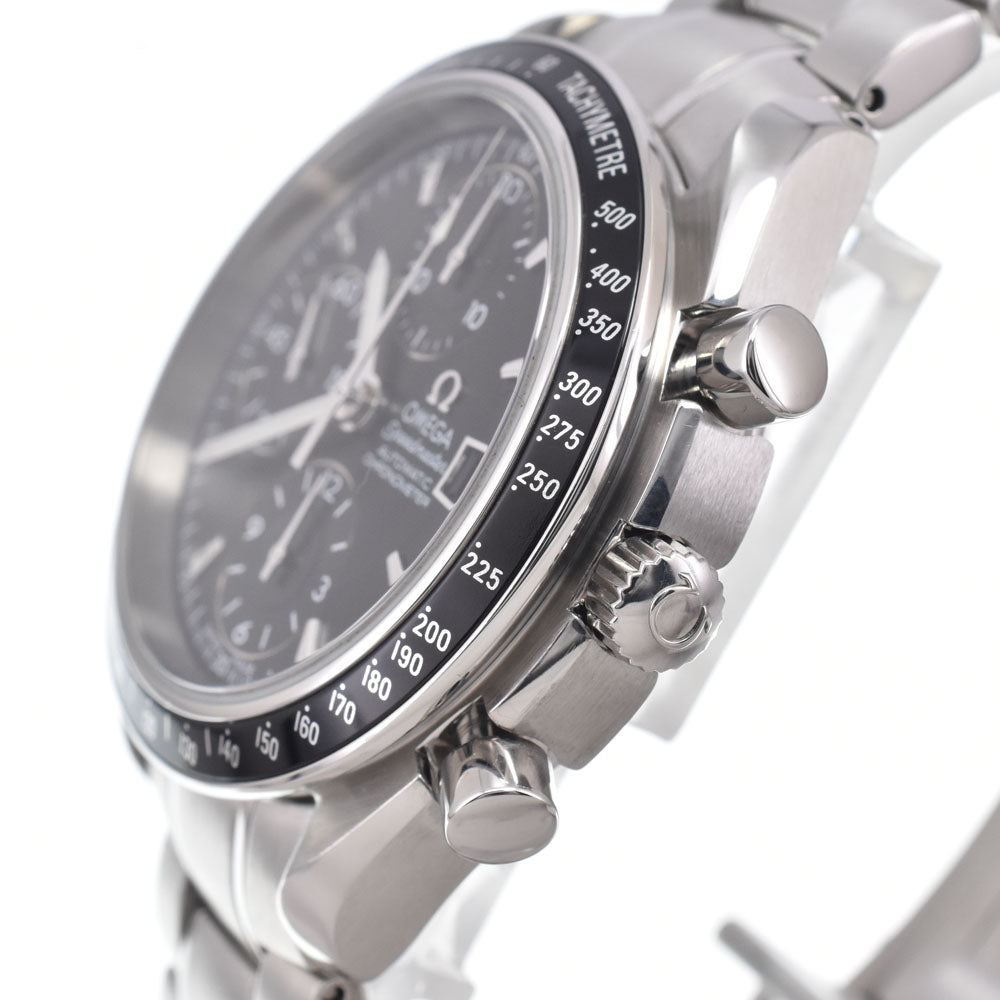 with paper OMEGA Speedmaster 3210.50 Chronograph Date black Dial Automatic Men's
 Watch J#150333