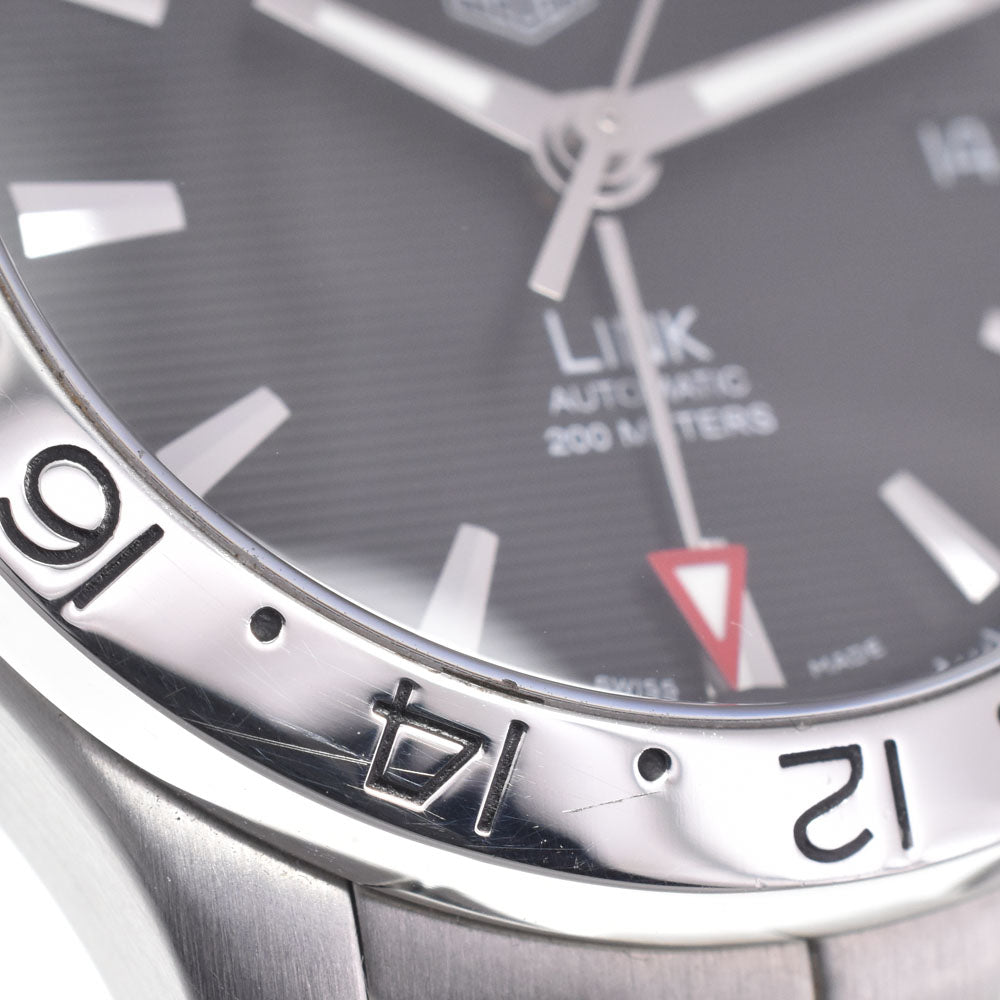 with paper TAG HEUER Link GMT WJF2116.BA0570 Date black Dial Automatic Men's
 Watch J#150337