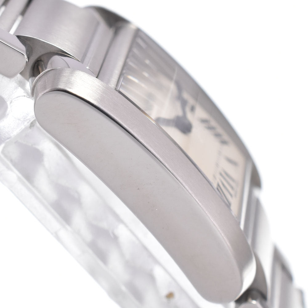 CARTIER Tank francaise SM W51008Q3 Silver Dial Quartz Ladies
 Watch J#150338