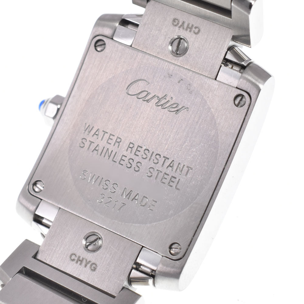 CARTIER Tank francaise SM W51008Q3 Silver Dial Quartz Ladies
 Watch J#150338