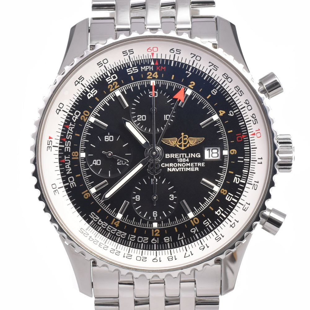 BREITLING Navi timer A24322 Chronograph black Dial Automatic Men's
 Watch J#150340