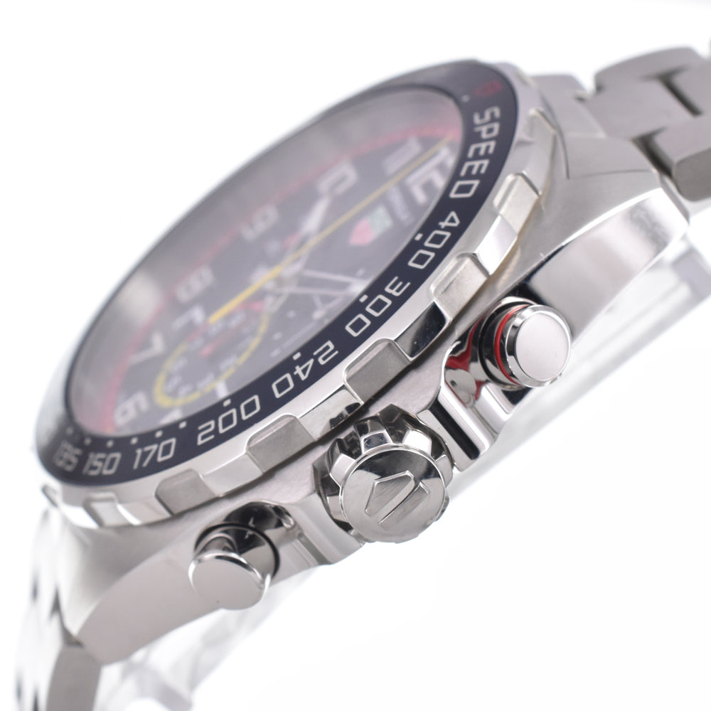with paper TAG HEUER Formula 1 CAZ101AL Red bull racing blue Dial Quartz Men's
 Watch J#150341