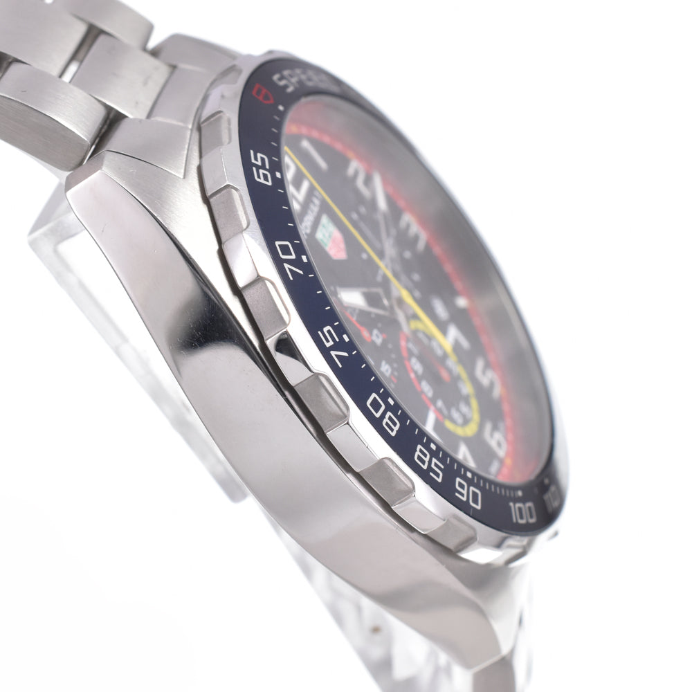 with paper TAG HEUER Formula 1 CAZ101AL Red bull racing blue Dial Quartz Men's
 Watch J#150341