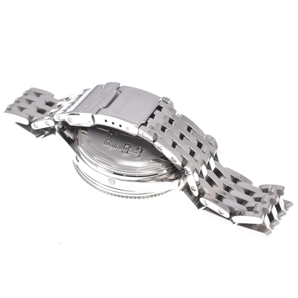 with paper BREITLING Navitimer Montbrillant Olympus A19350 Moon phase Silver Dial Automatic Men's
 Watch J#150343