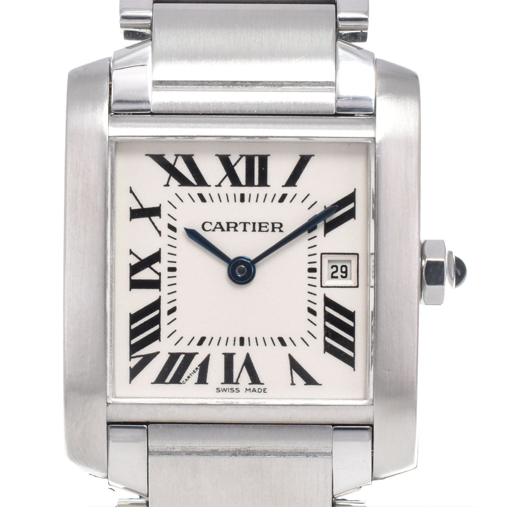 CARTIER Tank Francaise MM W51011Q3 Date Silver Dial Quartz Unisex
 Watch K#150344