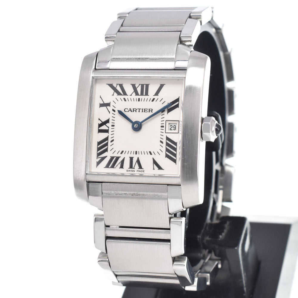 CARTIER Tank Francaise MM W51011Q3 Date Silver Dial Quartz Unisex
 Watch K#150344