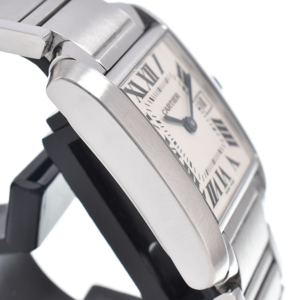 CARTIER Tank Francaise MM W51011Q3 Date Silver Dial Quartz Unisex
 Watch K#150344
