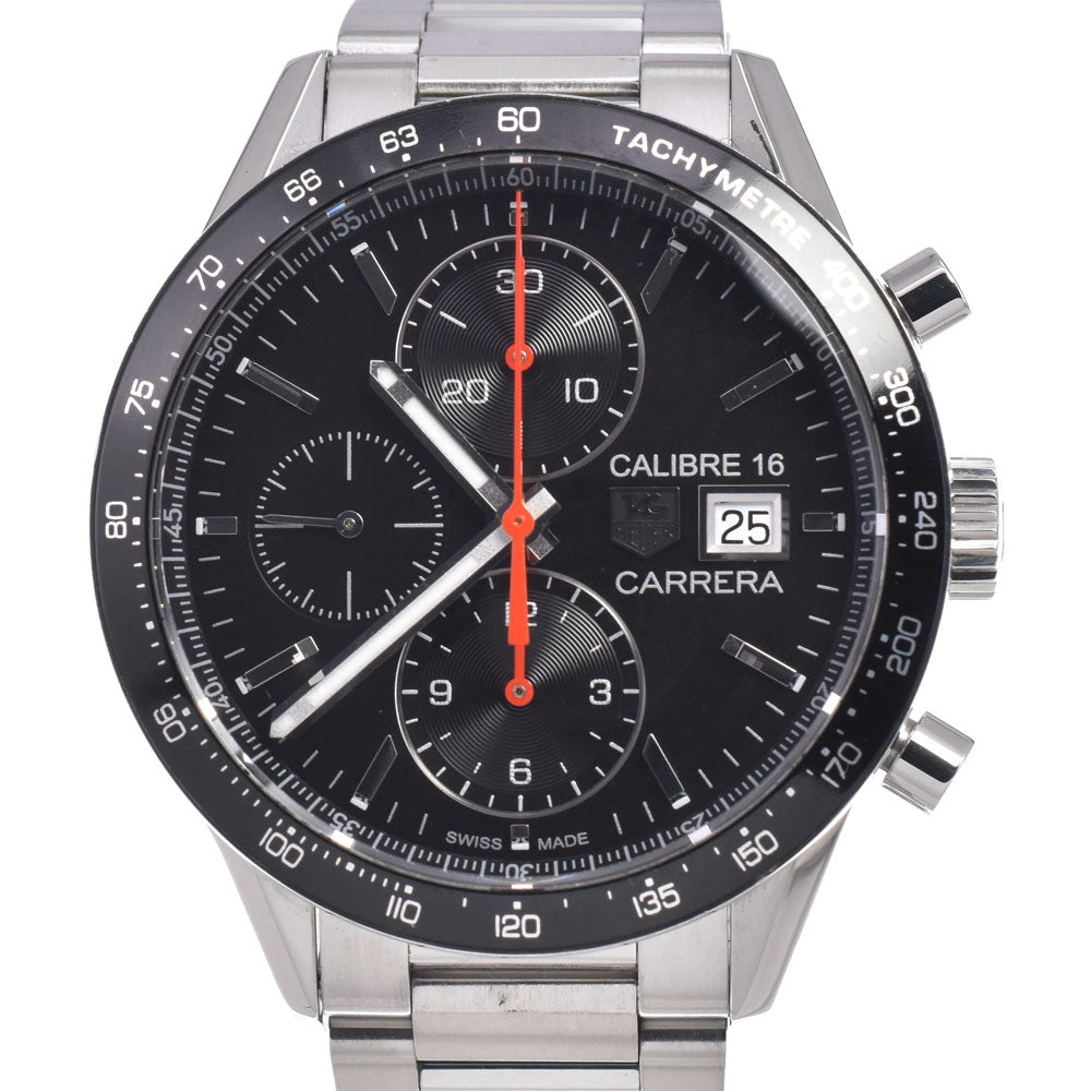 TAG HEUER Carrera Caliber 16 CV201AK Chronograph Date black Dial Automatic Men's
 Watch K#150352